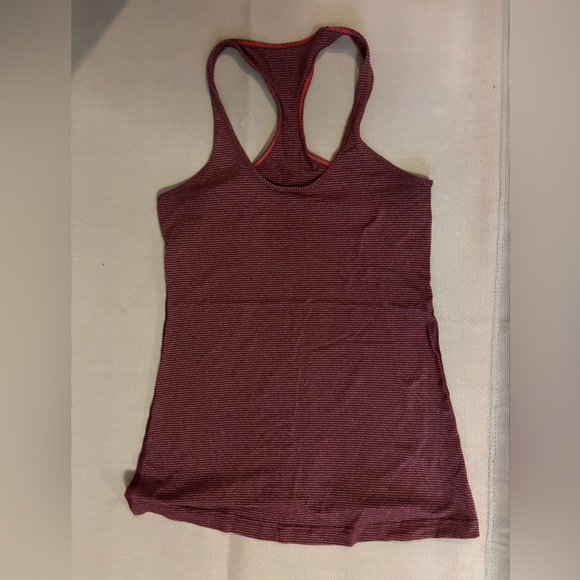 Lululemon CRB Microstripe Burgundy - Picture 1 of 3
